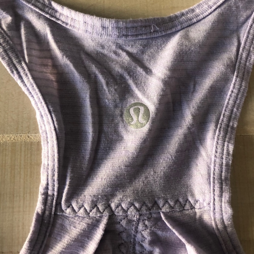 Lululemon Purple Workout Tank Top